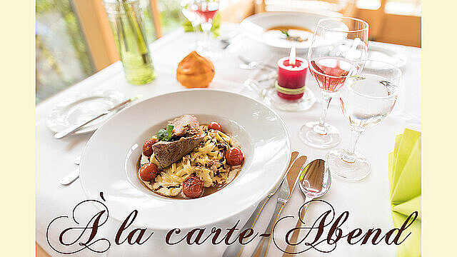 À la carte-Abend im Ausbildungshotel St. Markus in Gadheim