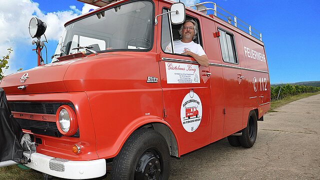 Rundtour mit dem Feuerwehr-Oldtimer