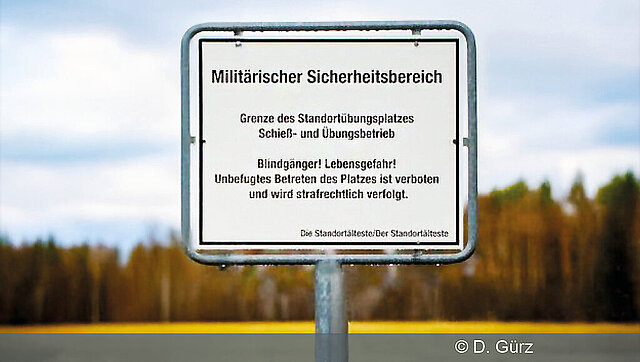 Militärischer Sicherheitsbereich