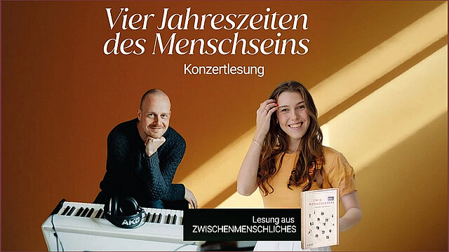 Literatur-Hotel am Main: Konzertlesung mit Sarah Marie & Michael Nickel „Vier Jahreszeiten des Menschseins“
